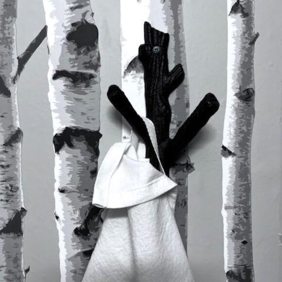 Mid Century Modern vintage lemons tea hand towel flour sack retro kitchen décor - Picture 5 of 6